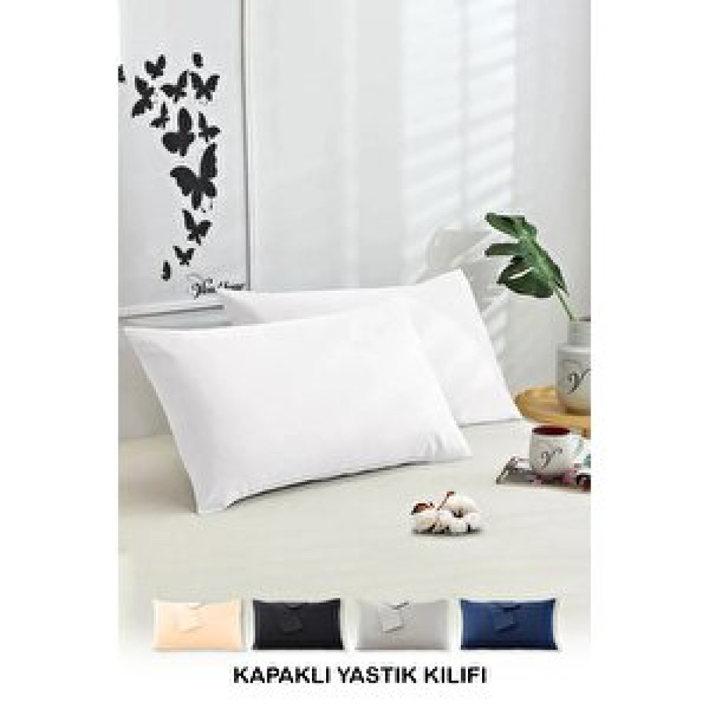 Vionel Home Pamuklu 2'li Yastık Kılıfı 50x70 Cm Düz Renk Beyaz Yastık Kılıfı Fiyatı
