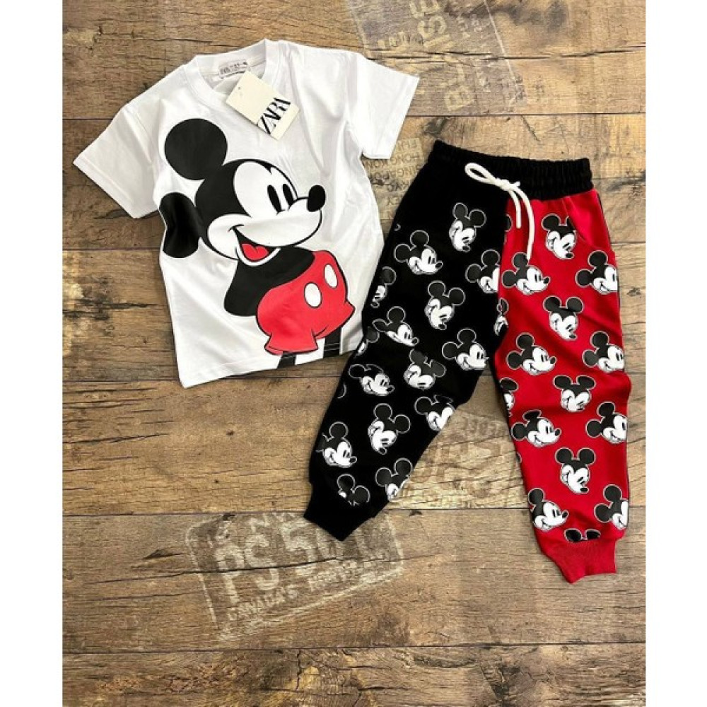 Vionetta Home Mickey Mouse Baskılı Çocuk Takımı Kız Çocuk Giyim Takımı Fiyatı