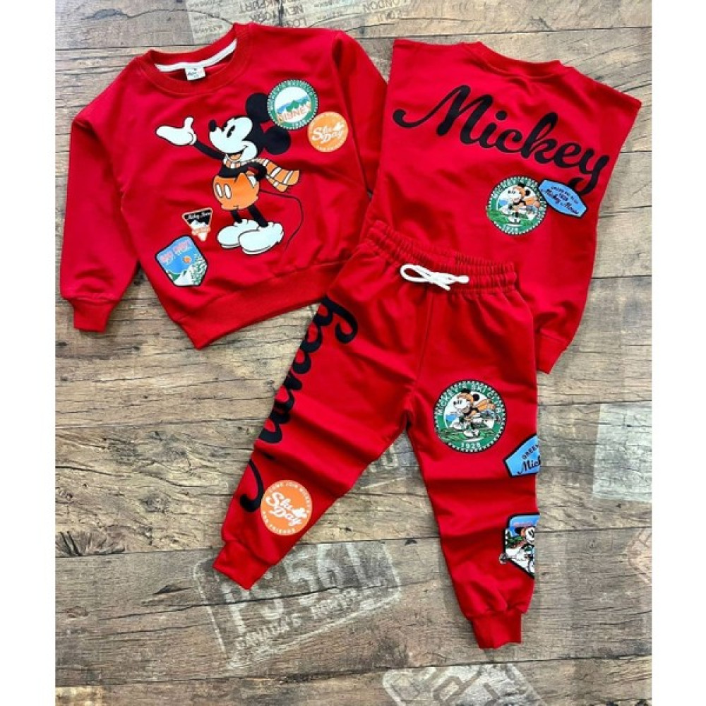 Vionetta Home Mickey Mouse Çocuk Takımları Kız Çocuk Giyim Takımı Fiyatı