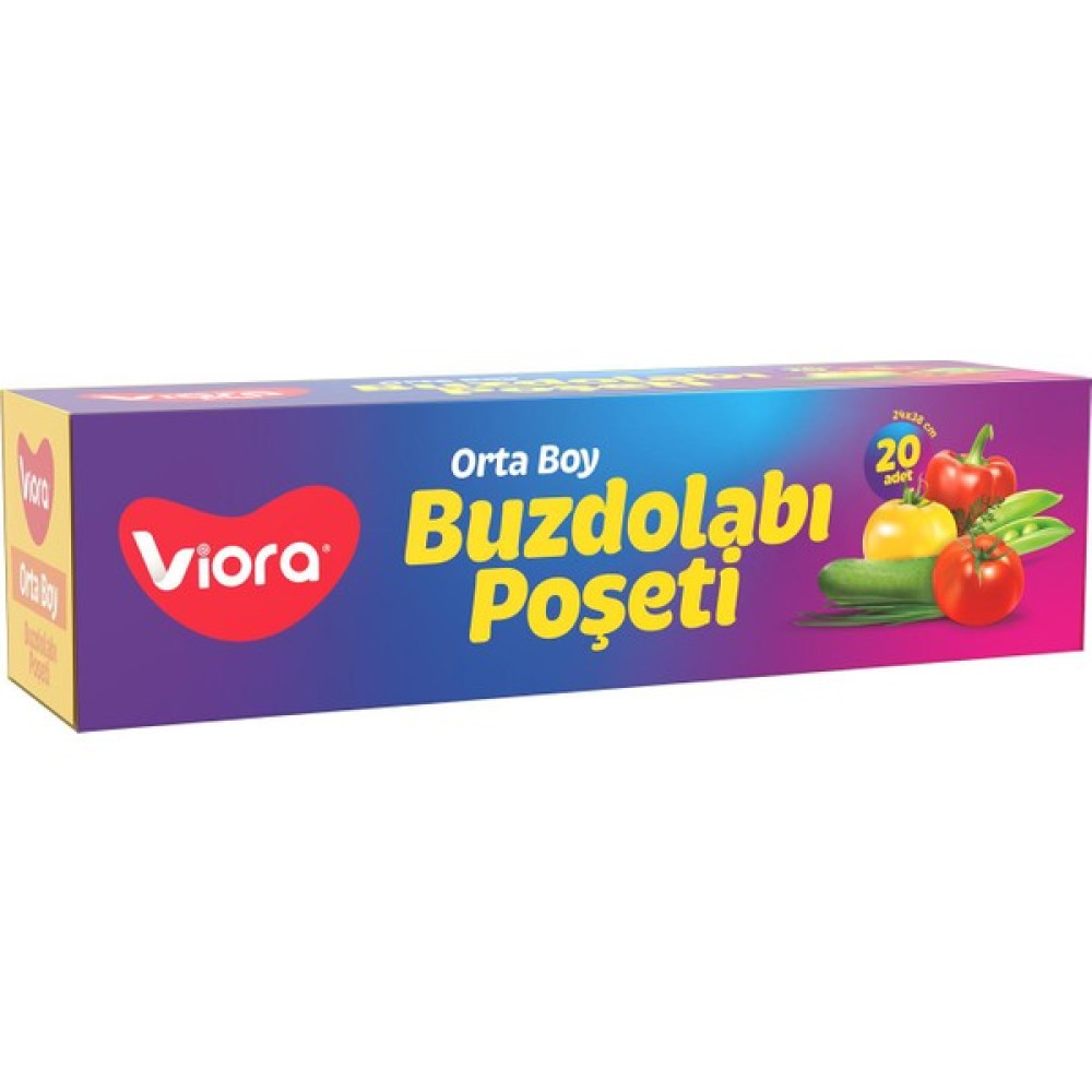 Viora Buzdolabı Poşeti Orta Boy 24X36 cm 20 Adet - Şeffaf Oto Boyaları Fiyatı