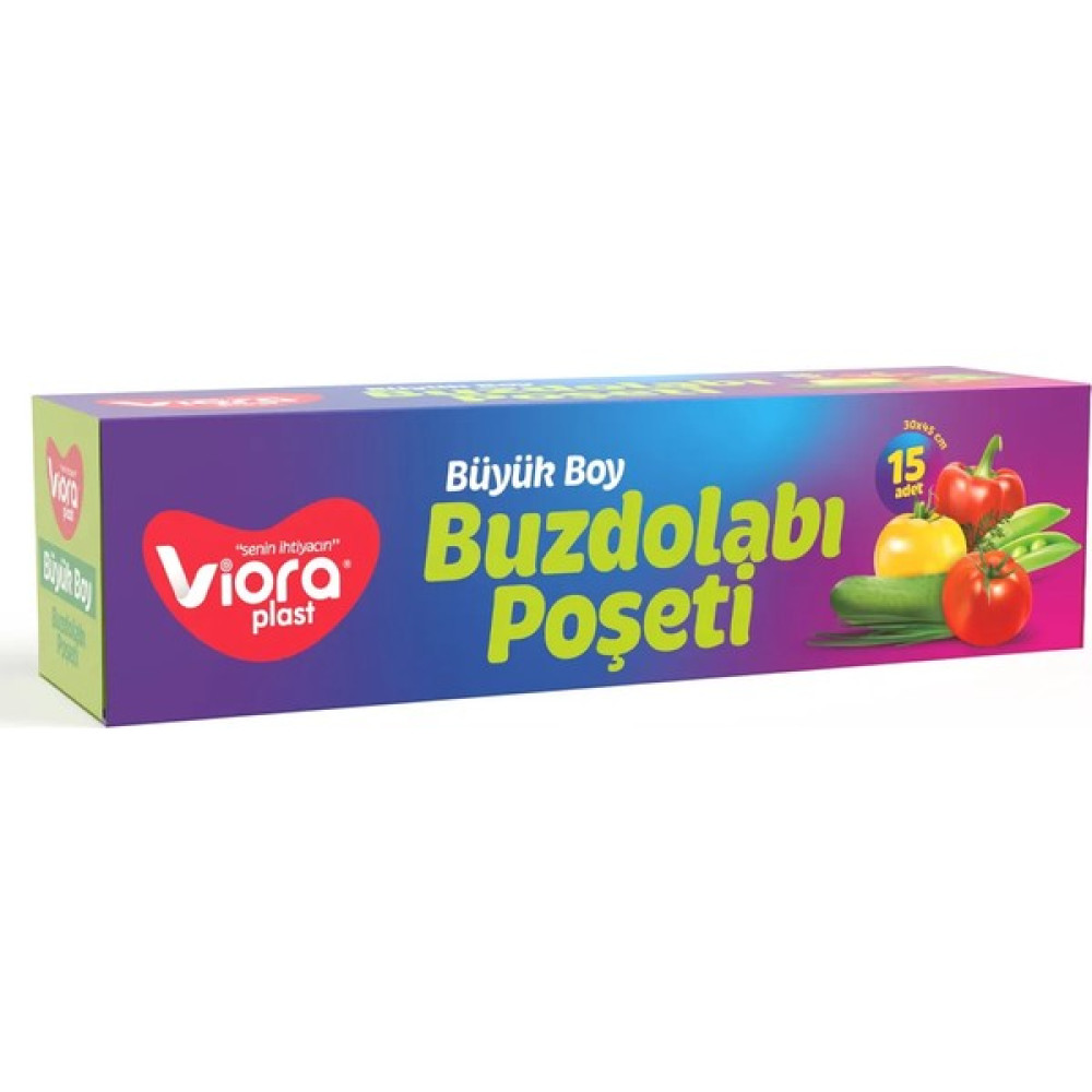 Vioraplast Buzdolabı Poşeti Büyük Boy 30 x 45 cm Buzdolabı Poşeti Fiyatı