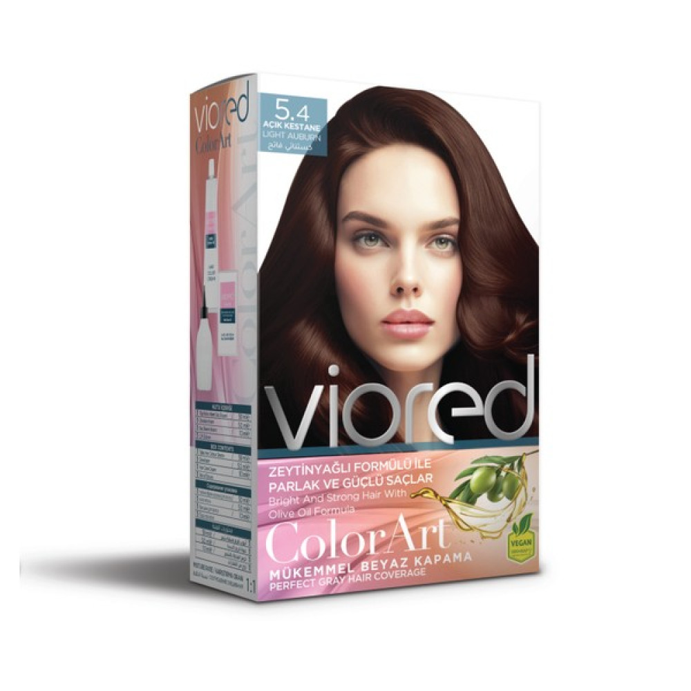 Viored Color Art 5.4 Açık Kestane Saç Boyası Oto Boyaları Fiyatı
