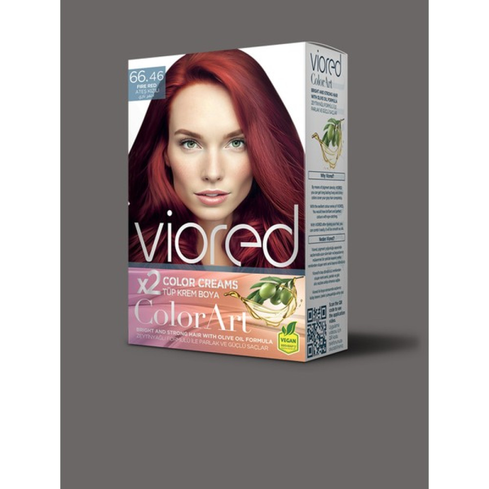 Viored Color Art 66.46 Ateş Kızılı Saç Boyası Oto Boyaları Fiyatı