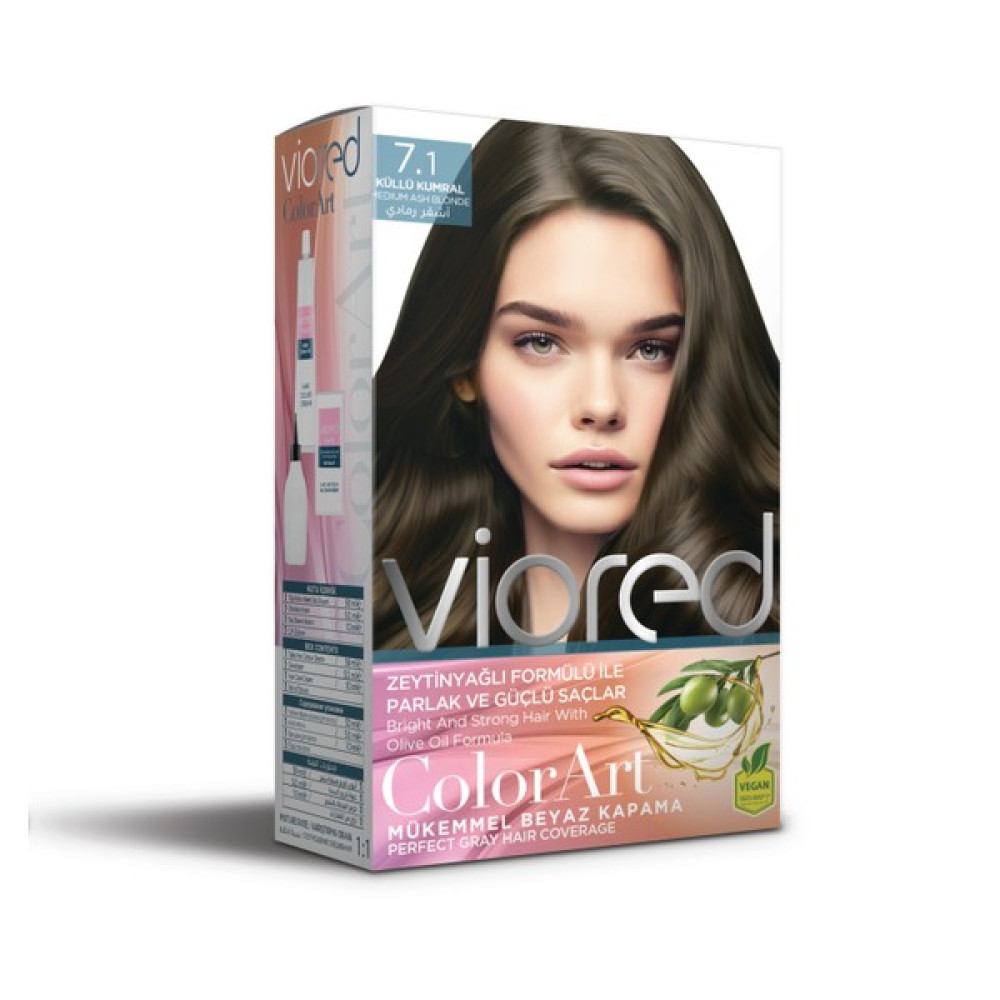 Viored Color Art 7.1 küllü Kumral Saç Boyası Saç Boyası Fiyatı