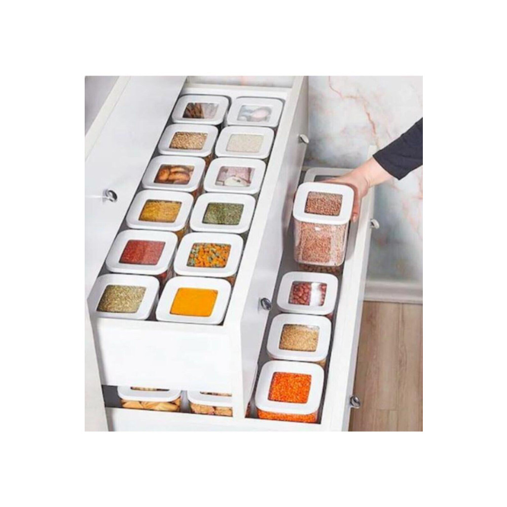 VİP AHMET 1700 ml Saklama Kabı 12 Li Set Kampanya Saklama Kapları Fiyatı