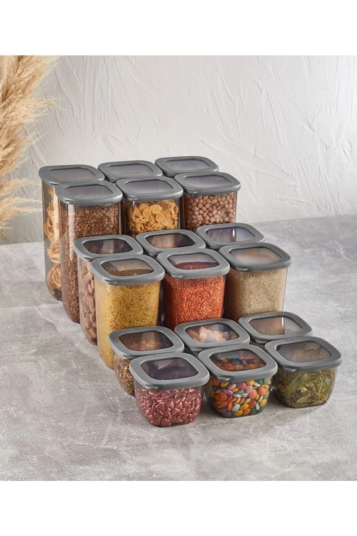 VİP AHMET 18li Vipahmet Kumsal Saklama Kabı(6X1750ML 6X1200ML 6X550ML) Vp-054" Saklama Kapları Fiyatı