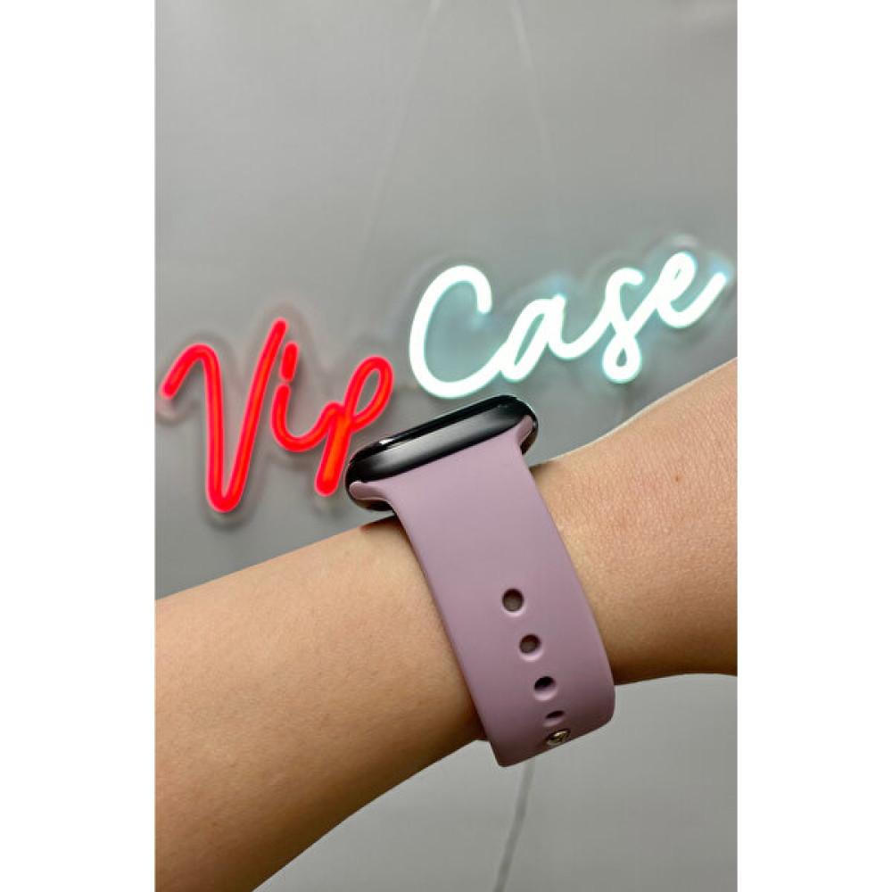 Vip Case Apple Watch Silikon Kordon 1/2/3/4/5/6/7/8/9/S E Serileri ile Uyumlu 38MM-40MM-41MM Uyumlu - Gül Pembesi Giyilebilir Teknoloji Aksesuarları Fiyatı