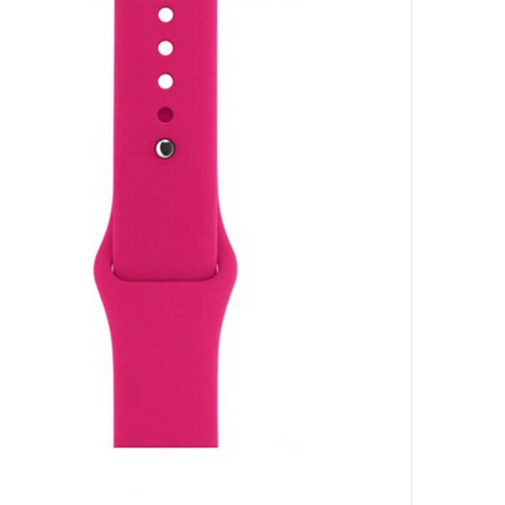 Vip Case Apple Watch Silikon Kordon 1/2/3/4/5/6/7/8/9/S E Serileri ile Uyumlu 38MM-40MM-41MM Uyumlu - Koyu Pembe Giyilebilir Teknoloji Aksesuarları Fiyatı
