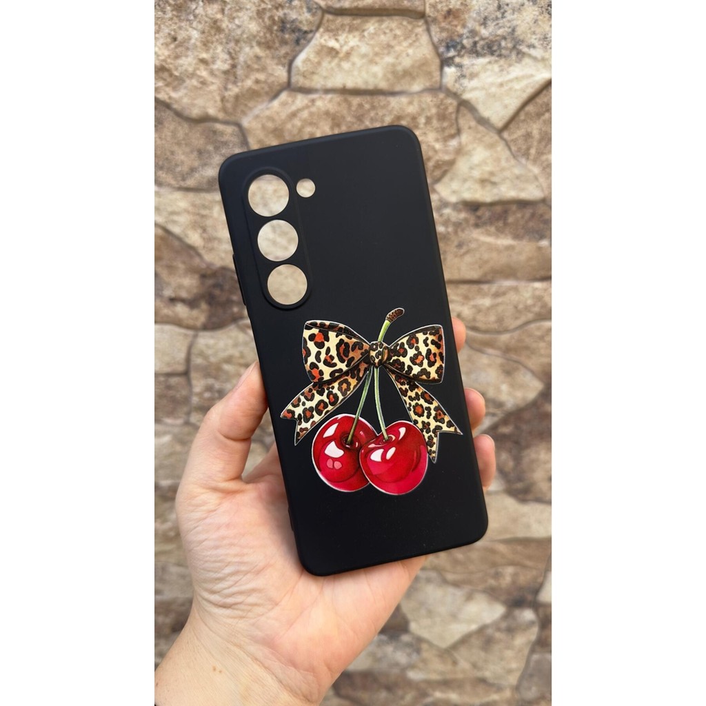 Vip Case Oppo A5 Uyumlu Kiraz Leopar Fiyonk Desenli Silikon Darbe Emici Klasik Korumalı Rubber Kılıf Cep Telefonu Kılıfı Fiyatı