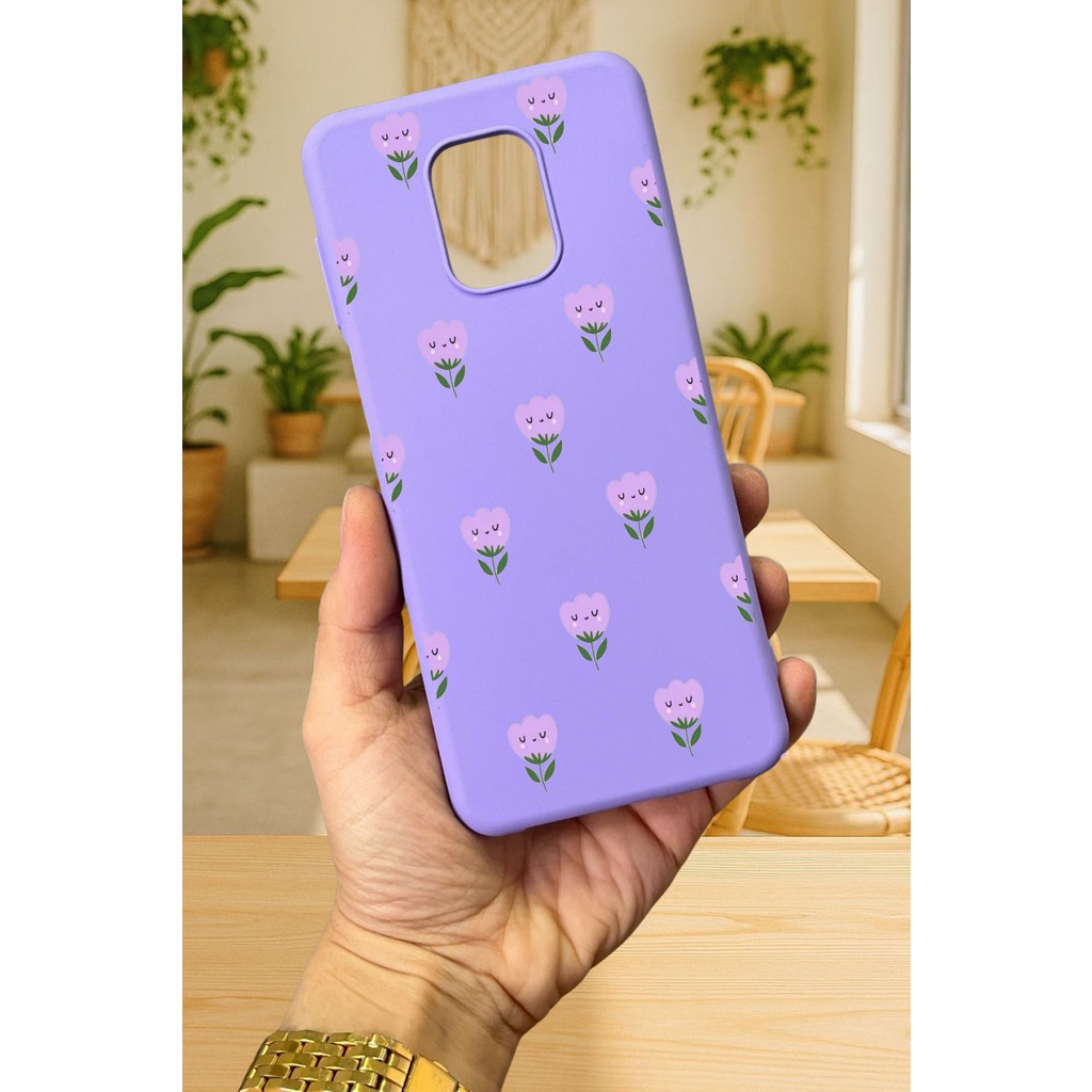 Vip Case Redmi Note 9 Pro/9s Uyumlu Mini Lale Desenli Silikon Darbe Emici Klasik Korumalı Rubber Kılıf - Redmi Note 9 Pro Cep Telefonu Kılıfı Fiyatı