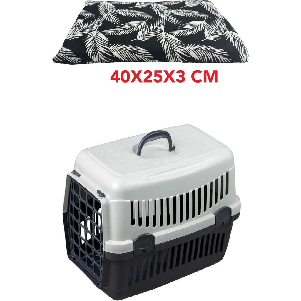 Vip Home Concept Kedi ve Köpek Taşıma Çantası Minderi Yıkanabilir Fermuarlı 40X25X3 Cm-Siyah Tüy Evcil Hayvan Ürünleri Fiyatı
