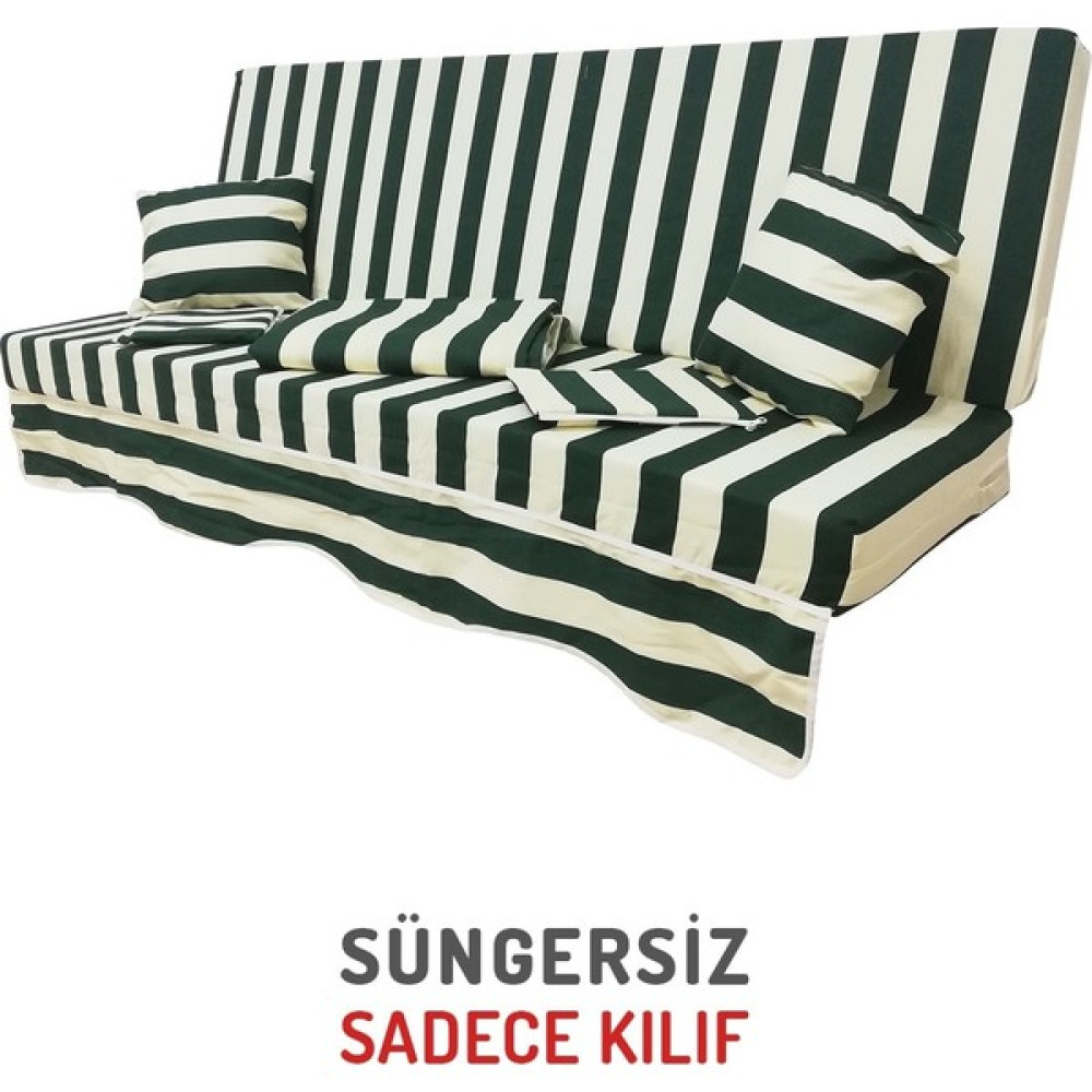Vip Home Concept Süngersiz Salıncak Minderi Kılıfı 3 Kişilik Kılıf Bahçe Salıncağı Fiyatı