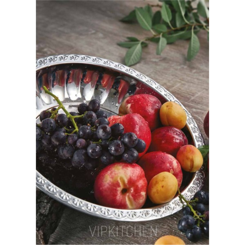 Vip Kitchen Çelik Salata ve Meyve Tabağı 23-27-30 cm Mutfak Gereçleri Fiyatı