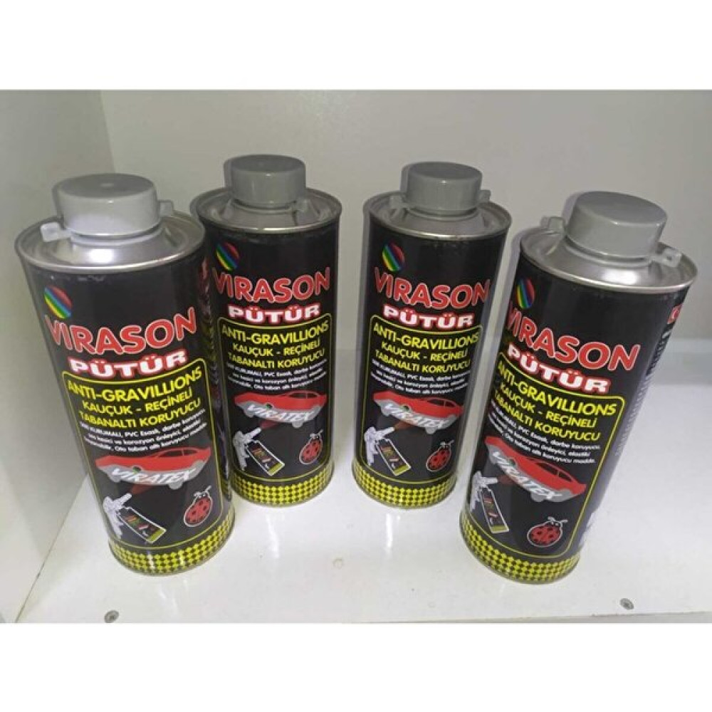 Virason 4 Adet Pütür Araç Altı Kaplama Siyah 1 kg - 1 lt Boyalar & Boyacı Aletleri Fiyatı