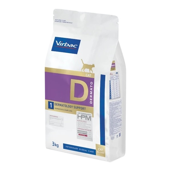 Vırbac D1 Dermatology Support Cat Dermatoz ve Tüy Kaybı Kedi Maması 3kg Evcil Hayvan Ürünleri Fiyatı