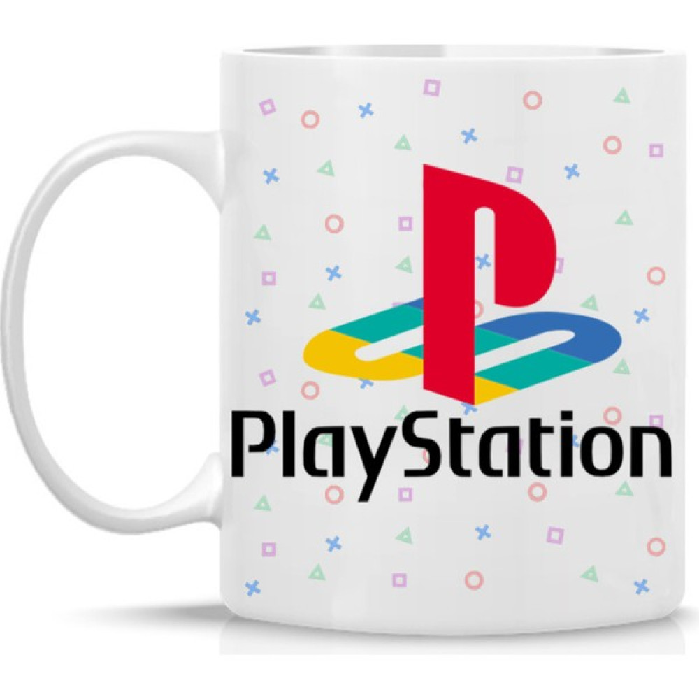 Virinora Playstation Görselli Baskılı Kupa Bardak - Beyaz - 300 ml Fincan / Bardak / Kahve Takımı Fiyatı