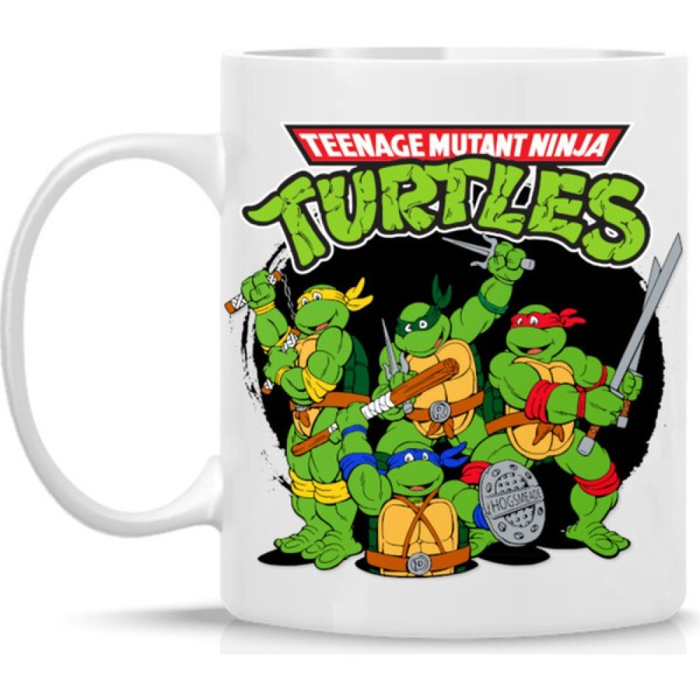 Virinora Tmnt Ninja Kaplumbağalar Baskılı Kupa Bardak - Beyaz - 300 ml Fincan / Bardak / Kahve Takımı Fiyatı
