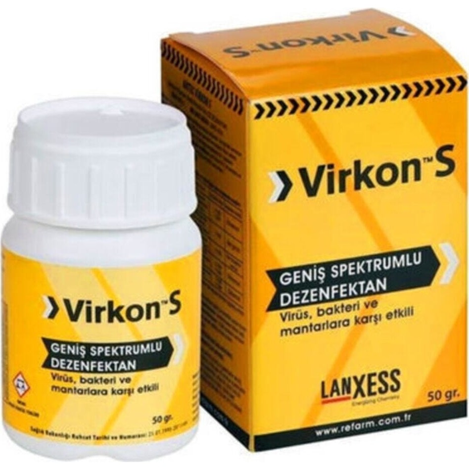 Virkon-S Geniş Spektrumlu Dezenfektan 50 gr - 1 Adet Evcil Hayvan Ürünleri Fiyatı