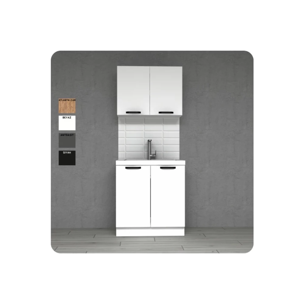 Visasconcept 80 Cm Cok Amacli Mutfak Dolabi Ofis Tipi Hazir Mutfak Tezgah Dahil Mutfak Dolabı / Mobilyası Fiyatı