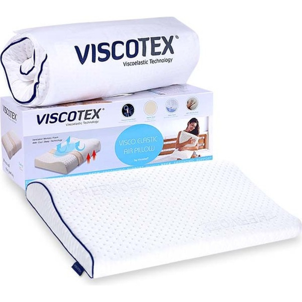 Visco Boyun Destekli Ortopedik Bebek Yastığı 50x30x6/4 Cm - Beyaz - 50 x 30 x 6/4 cm Bebek Yastığı-Kılıfı Fiyatı