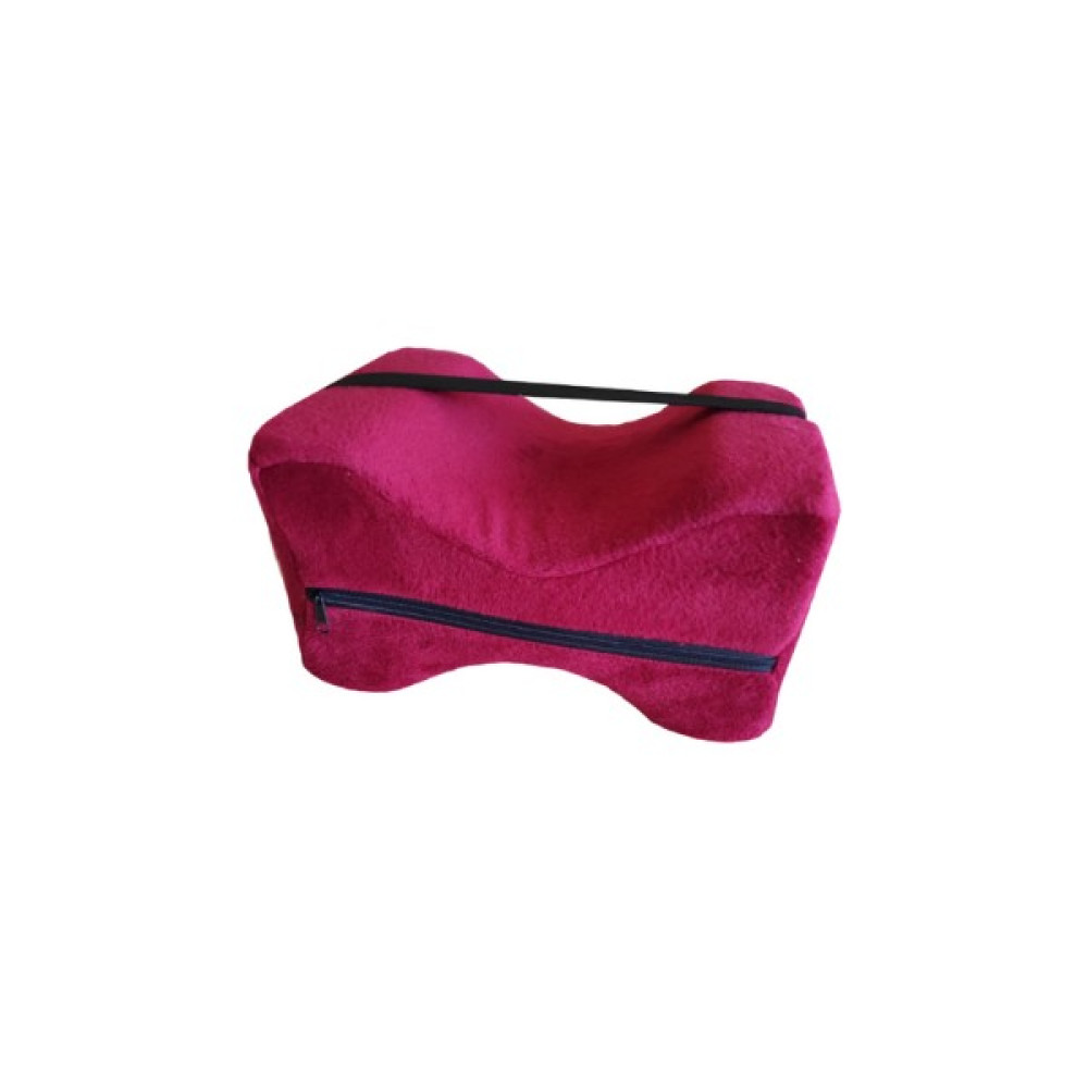 Visco Li Ortopedik Bacak Arası Yastığı, Bel, Kalça Diz Yastığı - Bordo - 10 x 30 cm Yastık Fiyatı