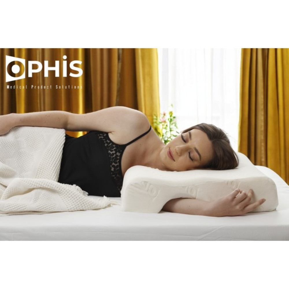 Visco Ortopedik Kol Destekli Boyun Yastığı - 65 x 45 cm - Ekru Diğer Fiyatı