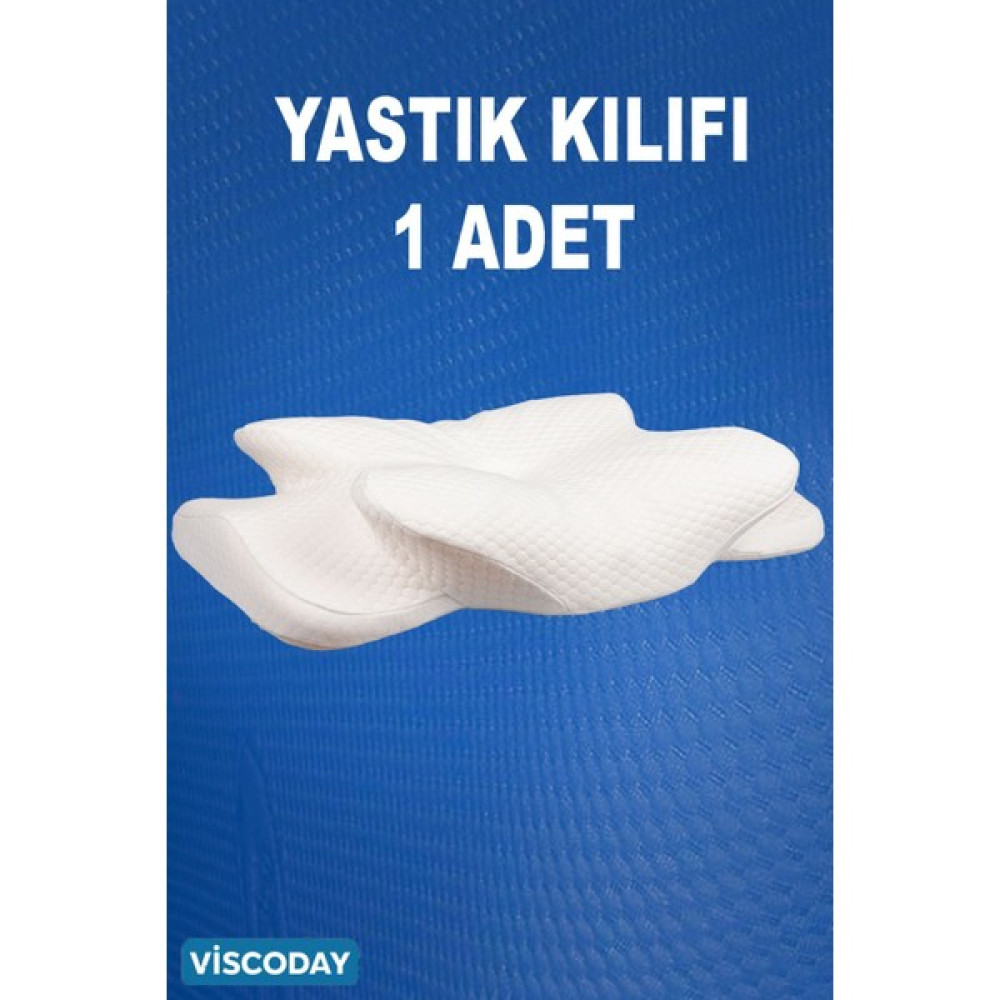 Viscoday 1 Parça Yastık Kılıfı Yüksek Boyun Destekli Ortopedik Visco Yastık Kılıfı 1 Adet Pamuk Viskon Polye - 0 - Beyaz Yastık Kılıfı Fiyatı