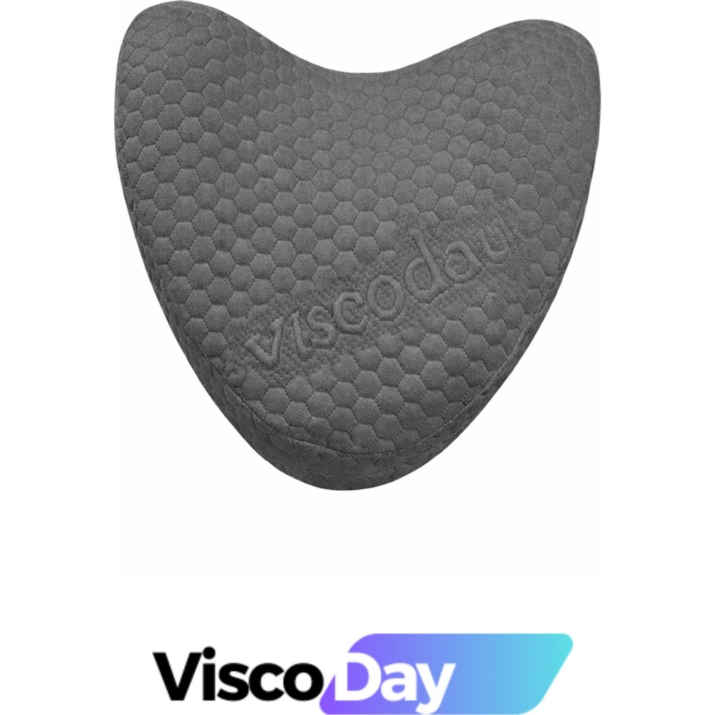 Viscoday Ortopedik Bacak Arası Yan Yatış Yastığı Ergonomik Uyku Minderi Lastikli Nightcomfort - Gri Diğer Fiyatı