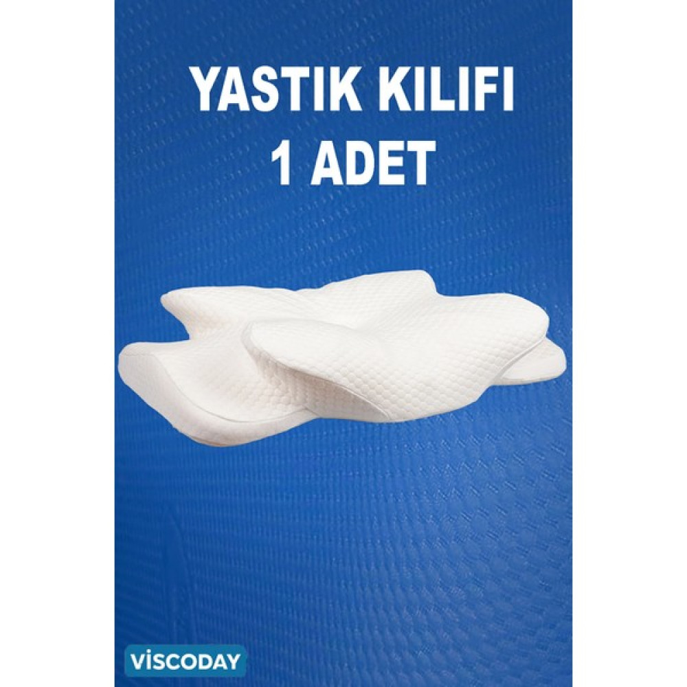 Viscoday Yastık Kılıfı Yüksek Boyun Destekli Ortopedik Visco Yastık Kılıfı 1 Adet Vscdy 33 - 38 x 58 - Ekru Yastık Kılıfı Fiyatı