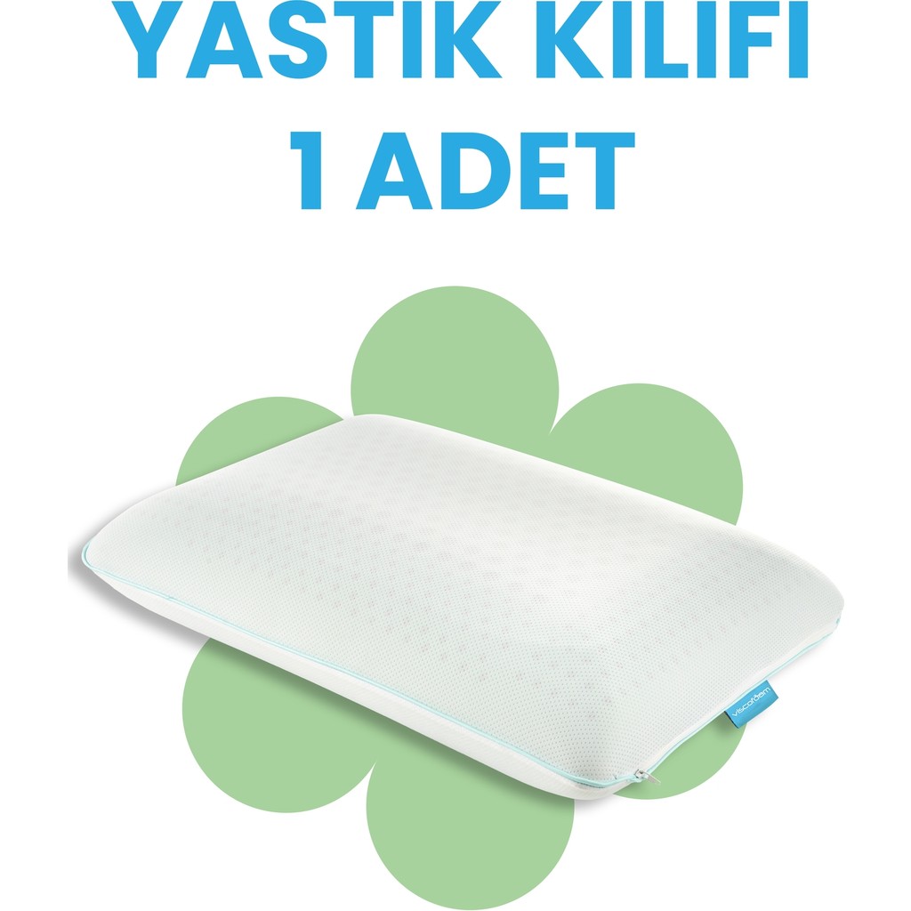 Viscofoam Air Yastık Kılıfı - Yeşil - 59*39*15,5cm Yastık Kılıfı Fiyatı