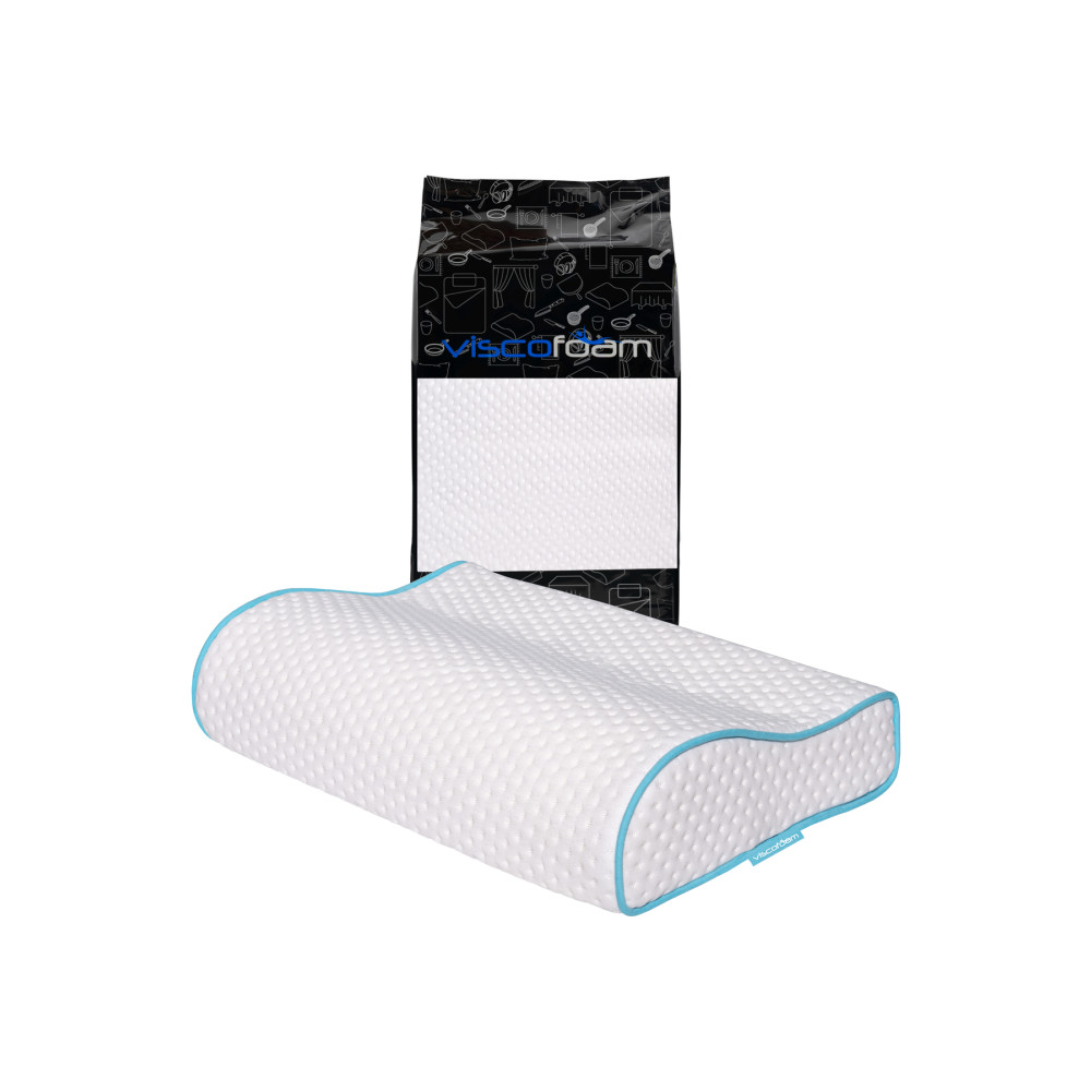 Viscofoam Boyun Destekli Ortopedik Yastık Visco Yastık 47x30x10-8cm Yastık Fiyatı