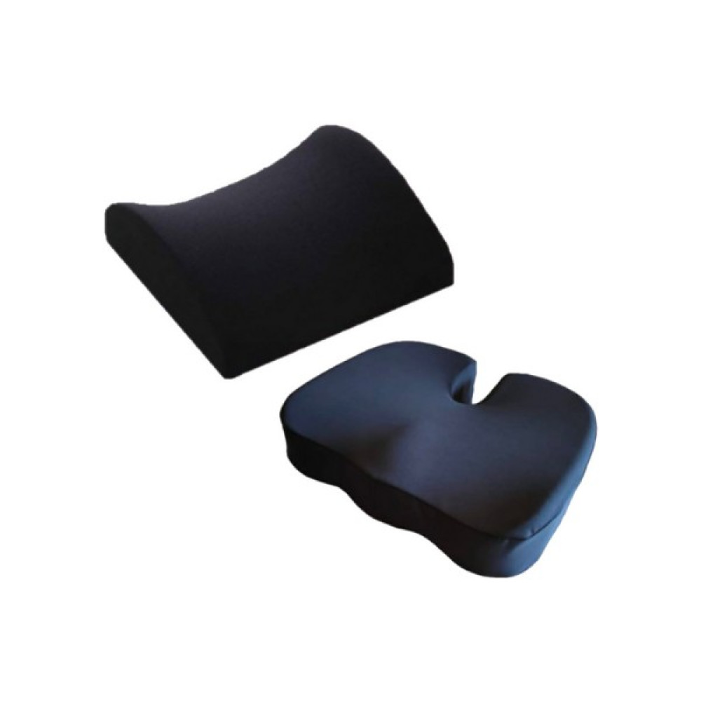 Viscoli Yastık Ortopedik Oturma Simidi Minderi Bel Yastığı - 33 x 38 cm - Siyah Yastık Fiyatı