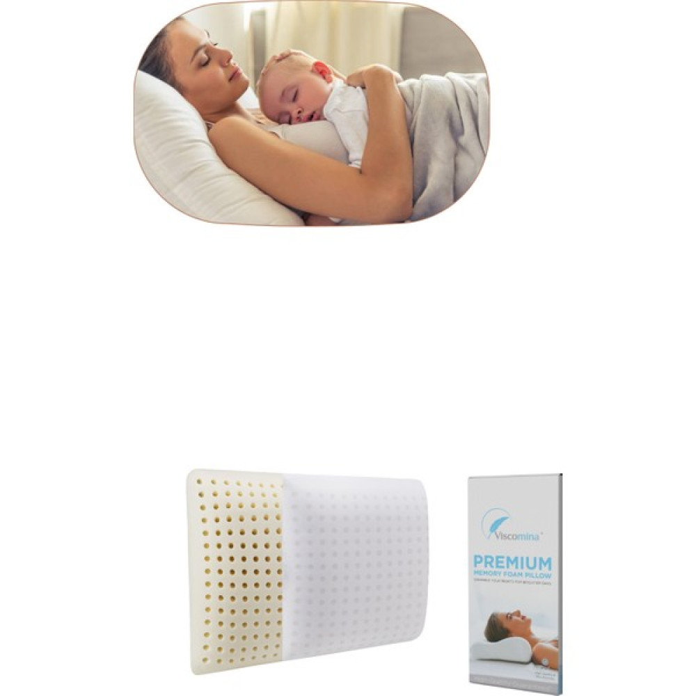 Viscomina Ortopedik Cocuk Yastigi Hava Kanalli Nefes Alabilen 0-9 Yas Uygun Cocuk Yastigi (Beyaz) - 60 x 40 cm - Beyaz Diğer Fiyatı