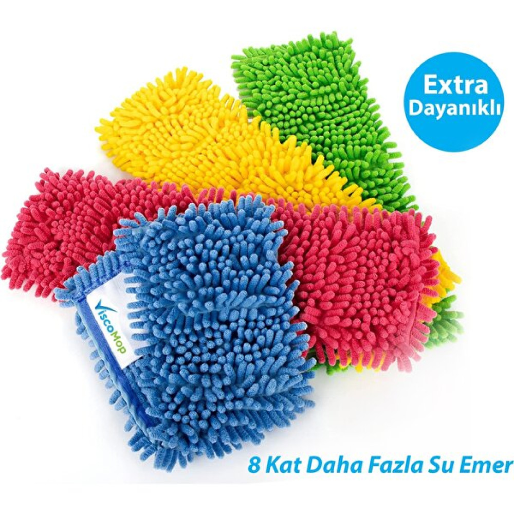 Viscomop 60cm Makarna Mop Süper Emici Toz Toplayıcı Microfiber Şönil Mop Bezi 60 cm - Mavi Temizlik Malzemeleri Fiyatı