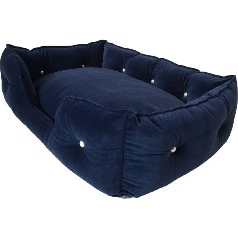 Viscopet Lüks Kadife Visco Dolgulu Fermuarlı Yıkanabilir Sofa Kedi Köpek Yatağı XL-65X95X25CM - Mavi - 65 x 95 x 22 cm Evcil Hayvan Ürünleri Fiyatı