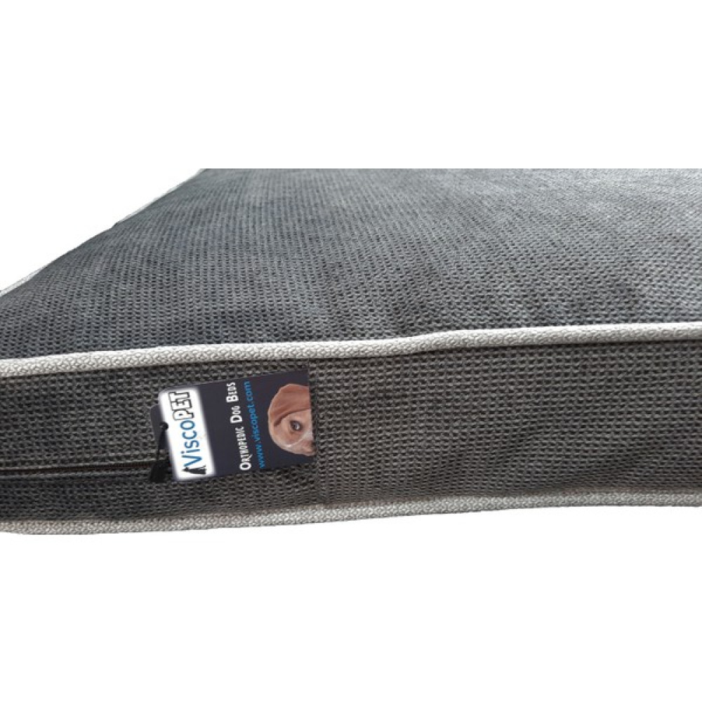 Viscopet Lüks Visco Dolgulu Dayanıklı Fermuarlı Yıkanabilir Kedi Köpek Yatağı XL 70 x 100 x 10 cm - Siyah Evcil Hayvan Ürünleri Fiyatı