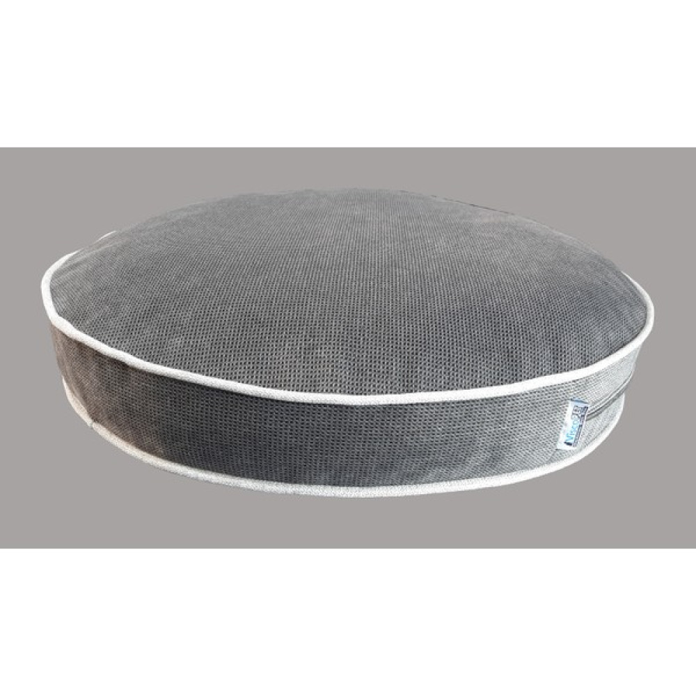 Viscopet Lüks Visco Dolgulu Dayanıklı Fermuarlı Yıkanabilir Yuvarlak Kedi Köpek Yatağı L-70 x 10 cm Siyah - 70 x 10 cm Evcil Hayvan Ürünleri Fiyatı