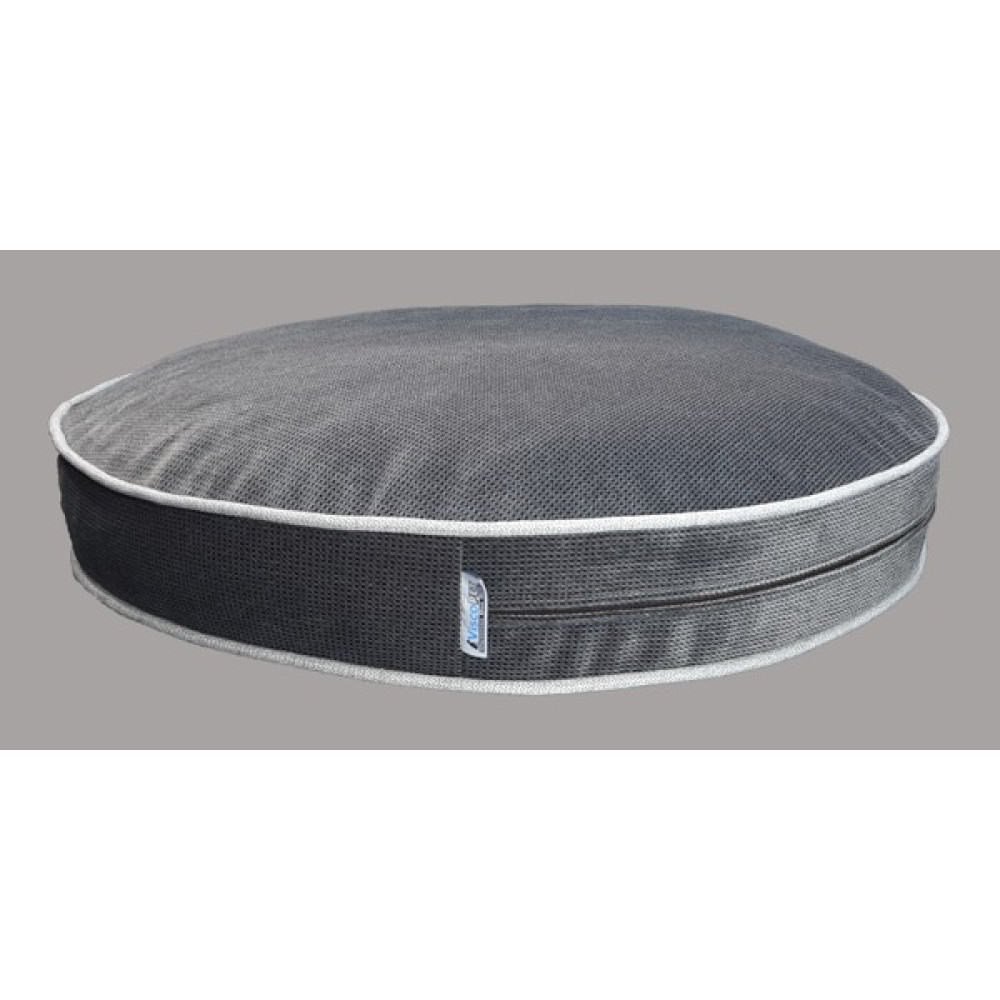 Viscopet Lüks Visco Dolgulu Dayanıklı Fermuarlı Yıkanabilir Yuvarlak Kedi Köpek Yatağı XL-100X10CM - Siyah - 100 x 10 cm Evcil Hayvan Ürünleri Fiyatı
