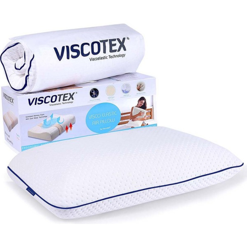 Viscotex Boyun Destekli Tombul Yastık 60x40x16 - 60 x 40 cm Yastık Fiyatı