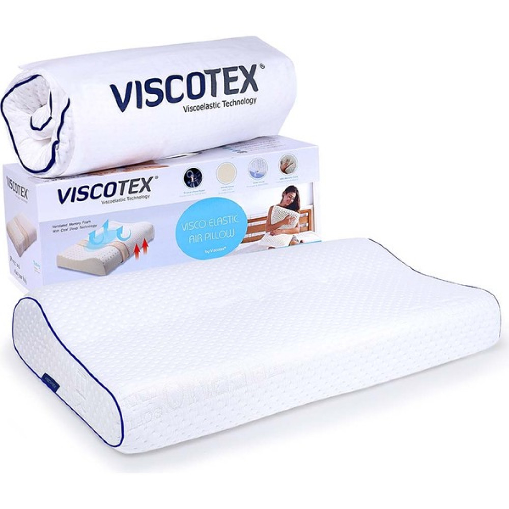 Viscotex Boyun Destekli Yastık / Orthopedic Pillow 60x40x10/8 cm - 60 x 40 cm Yastık Fiyatı