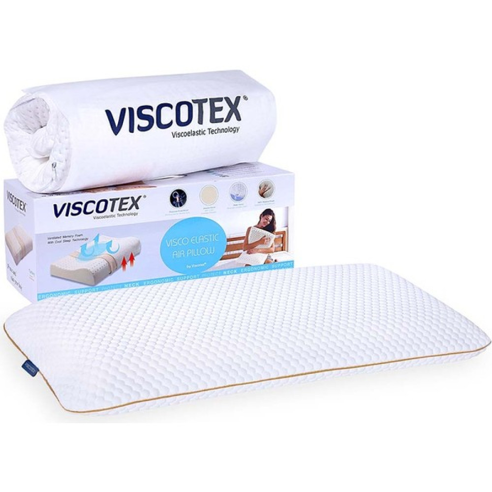 Viscotex Visco Ortopedik Çocuk Yastığı (Sensitive Baby) 66X33X6CM, Beyaz - 33 x 66 cm Yastık Fiyatı