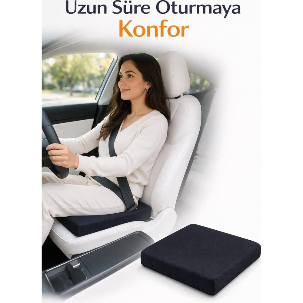 Visko Kare Oturma Minderi | Ofis, Araç ve Ev Için Yastık Fiyatı