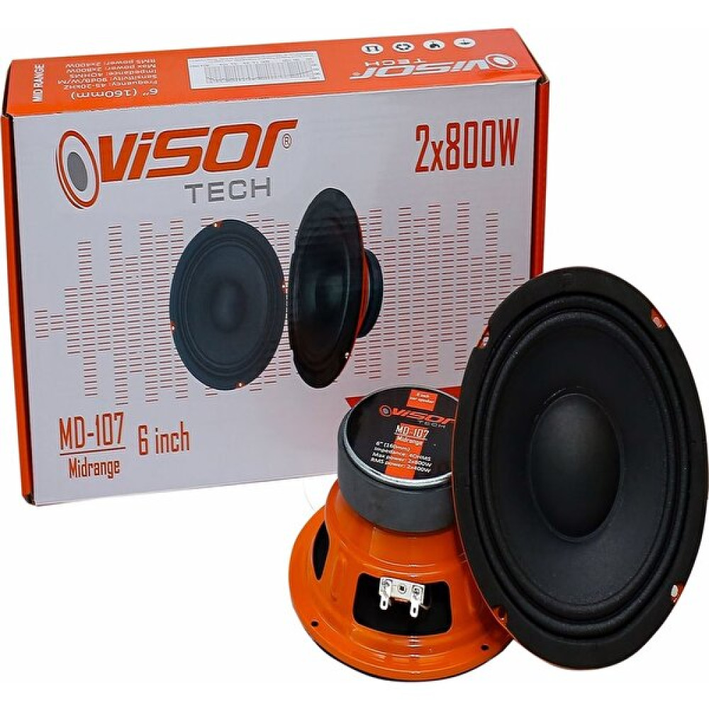Vısor Oto Hoparlör 16 CM Midrange 6 Inch 2X800W 2X400 Rms Amfi Uyumlu 2 Adet 16Cm Araba Hoparlörü Oto Hoparlörleri & SubWoofer Fiyatı