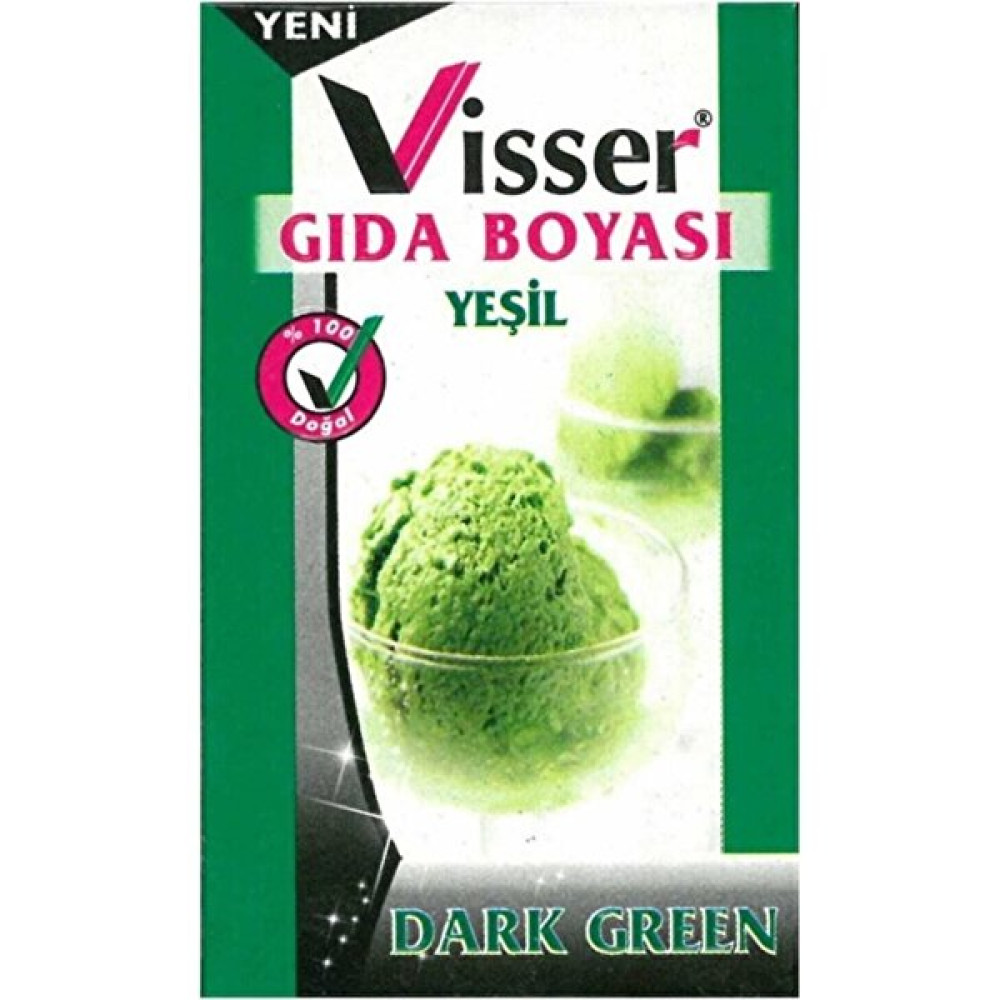 Visser Toz Gıda Boyası 9 Gram - Yeşil G.b Eğitici Oyuncak Fiyatı
