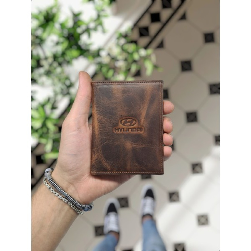 Visso Leather 1904 Hyundai Logolu Deri Araç Ruhsat Kılıfı - Ruhsat Kabı Isme Özel Çanta Kartlıklı Erkek Cüzdan Fiyatı