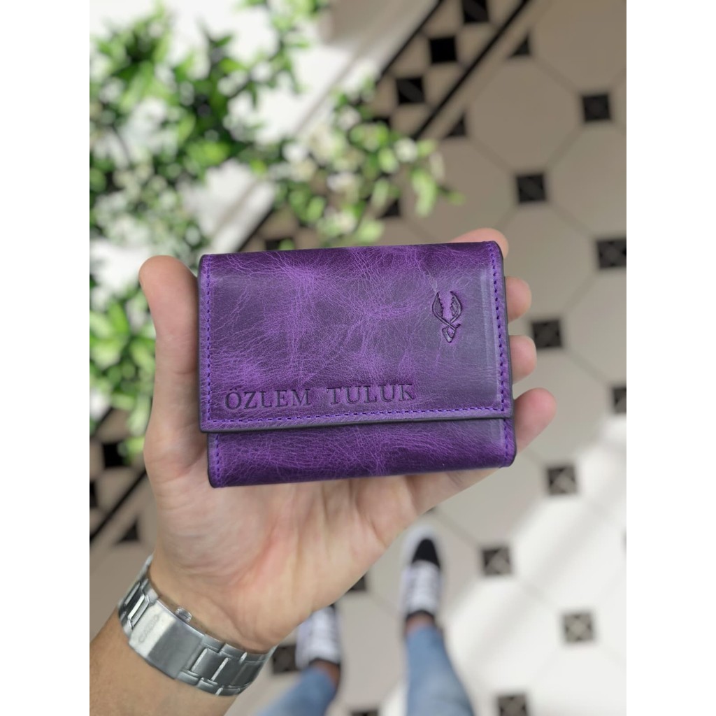 Visso Leather Visso 660 Deri Isme Özel Güçlü Mıknatıs Kilitli Akordeon Yelpaze Kartlık Cüzdan Erkek Kadın Çanta Kişiye Özel Erkek Kartlık Fiyatı