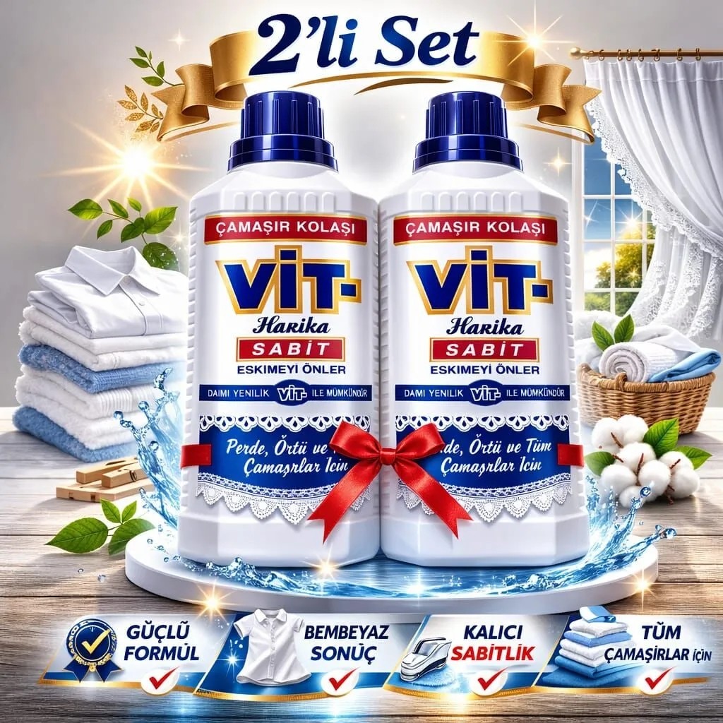 Vit-Par Vit- Çamaşır Kolası 500ML. (2 Adet) - 1 - 500 ml Diğer Fiyatı