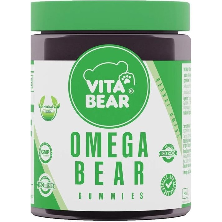 Vita Bear Omega Bear 60 Gummies - Aromasız Diğer Fiyatı