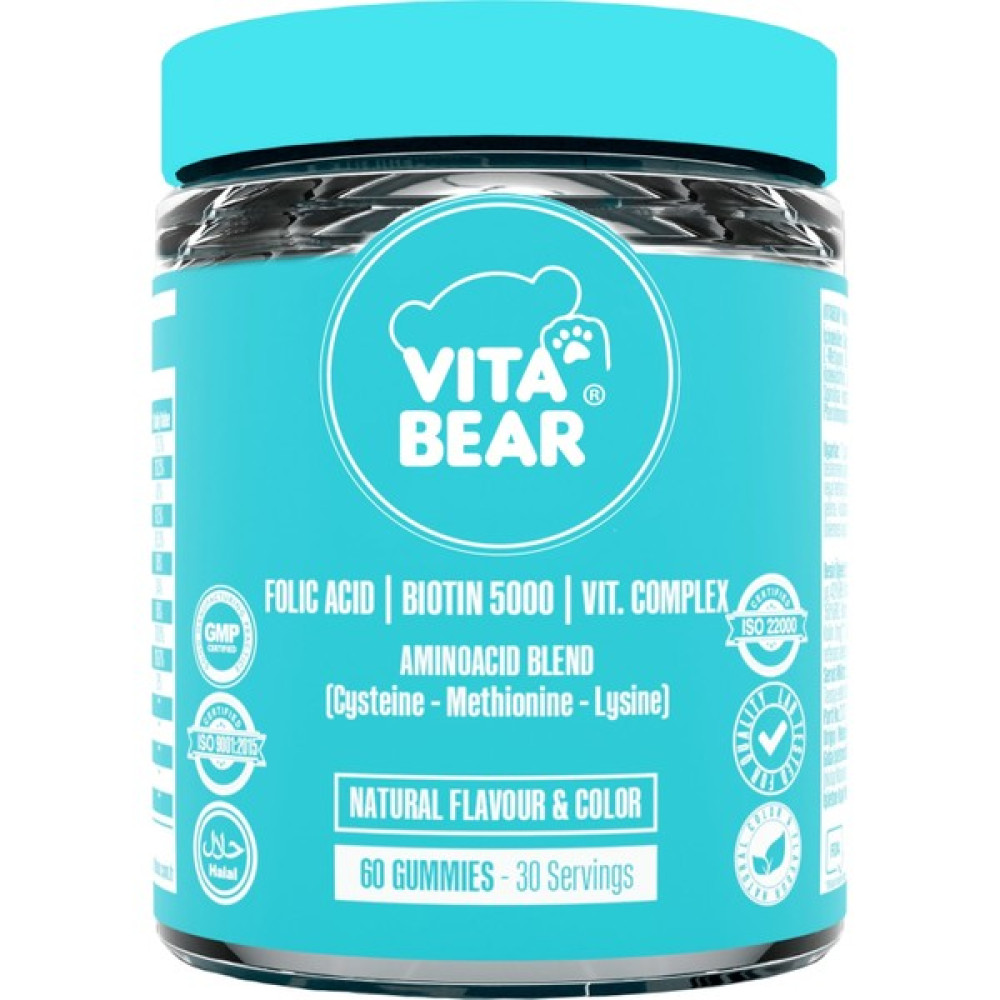 Vita Bear Strong Hair Gummy Vitamin 60 Adet Saç Bakım Maskeleri & Serumlar & Spreyler Fiyatı