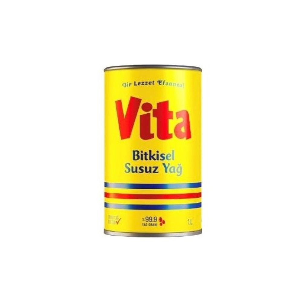 Vita Bitkisel Katı Susuz Margarin 1 lt - 1 kg Tereyağ ve Margarin Fiyatı